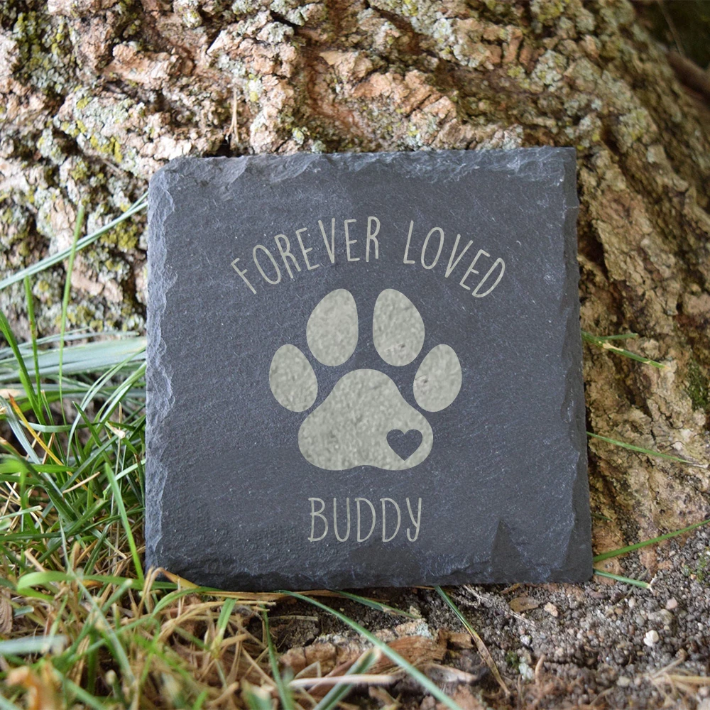 Piedra de jardín conmemorativa para perros, regalo conmemorativo para mascotas, regalos para perdidos, perros, camino de jardín, marcador de tumba para mascotas