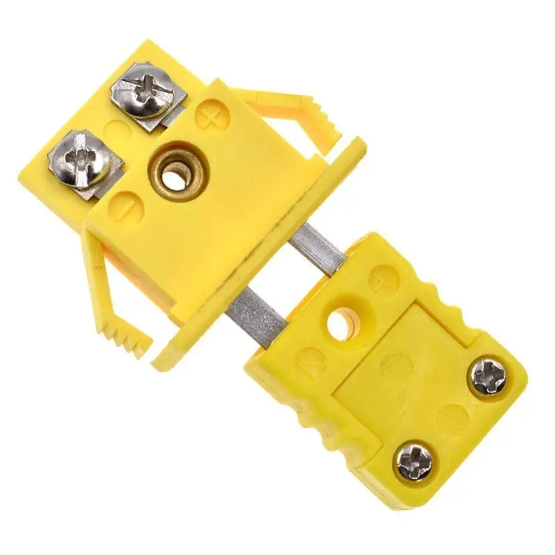 Adaptador de enchufe en miniatura para termopar, Mini termómetro Universal tipo K, conector en miniatura para montaje en Panel