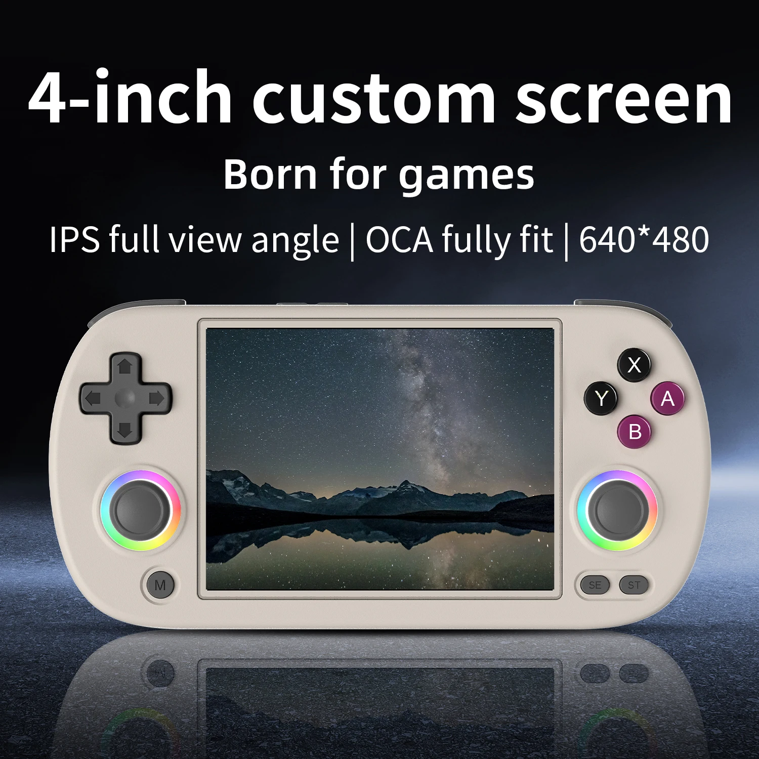 Consola de Juegos Retro Anbernic RG40XX H de 64 Bits con Linux, Pantalla IPS de 4.0'', Compatible con WiFi 5G, Bluetooth y Salida HD RG40XXH