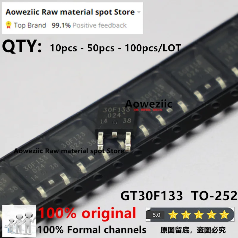 Aoweziic 100% nuevo importado Original GT30F133 30F133 TO-252 LCD placa inteligente de uso común