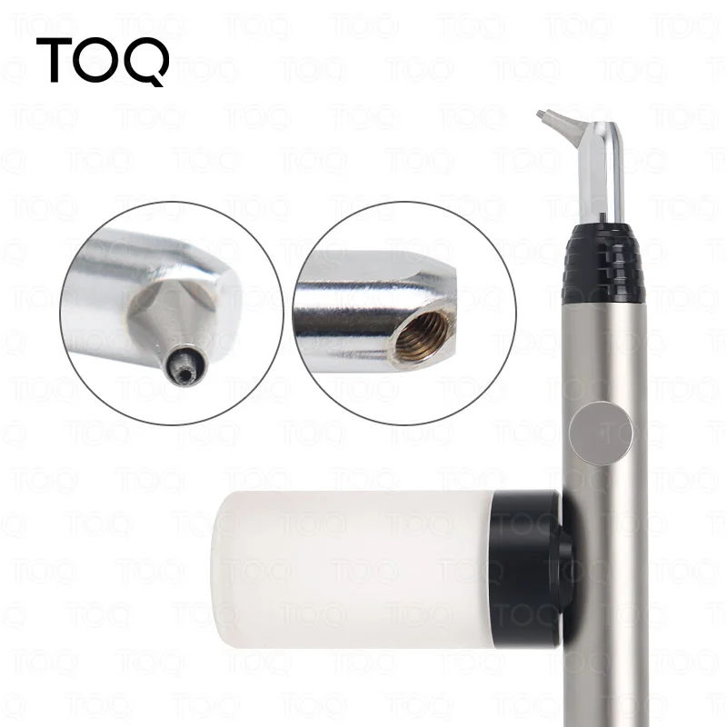 Microblaster de óxido de aluminio dental TOQ / Pulidor de abrasión de aire de alúmina / Lápiz blanqueador de dientes con arenado de 2/4 orificios