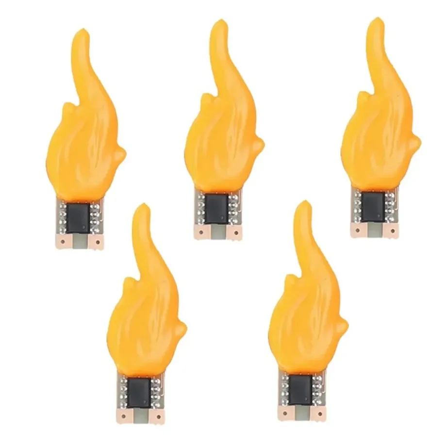 Velas Led Cob Flash de 3V, filamento LED de llama Edison, diodo de 2200K, decoración para fiesta de cumpleaños, accesorios de bombilla, luz de vela DIY