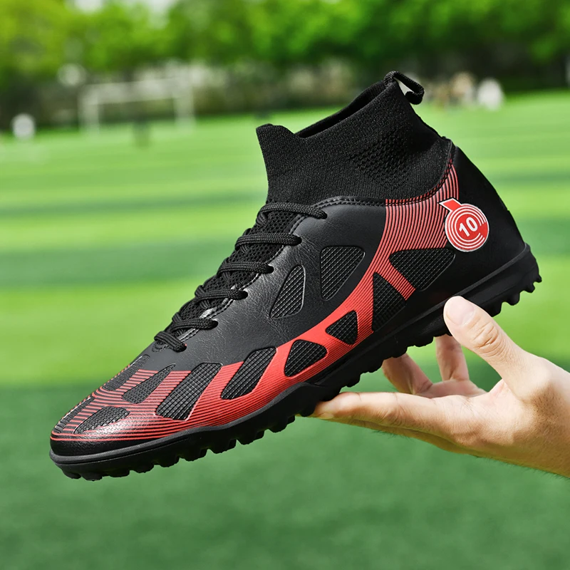 Zapatos de fútbol deportivos profesionales TF, zapatos de entrenamiento duraderos resistentes al desgaste para adolescentes con uñas rotas, zapatos de fútbol de alta calidad para adultos