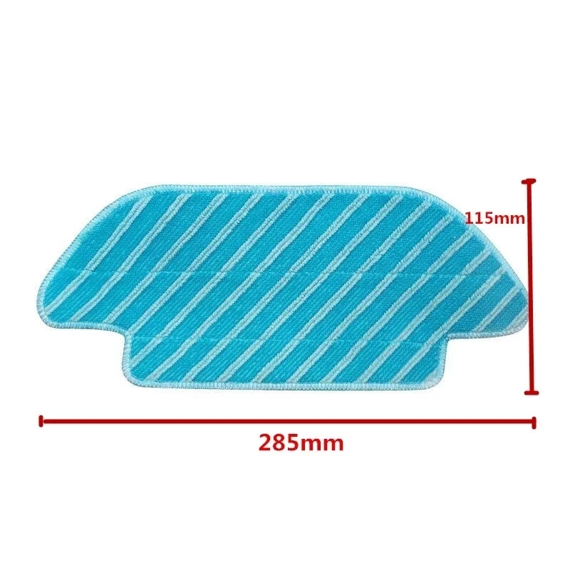 Para Cecotec Conga 4090 4490 4690 5090 5490 6090 Robot aspirador lateral/cepillo de rodillo suave paño de mopa trapos accesorios de ruedas