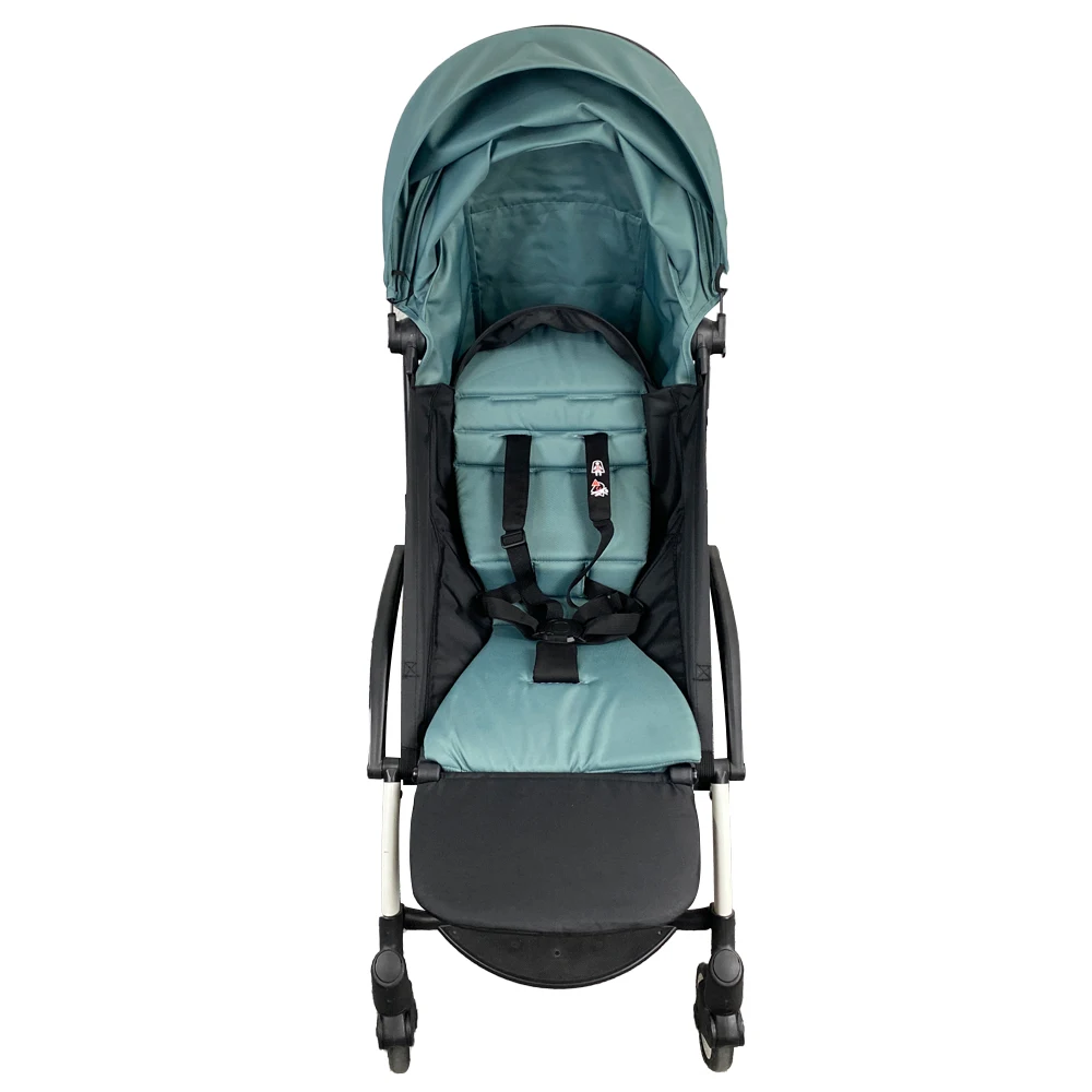 Estribo de cochecito de bebé y Material de tela de cuero, barra de mango, accesorios de cochecito para Babyyoya Babytime, parachoques para cochecito