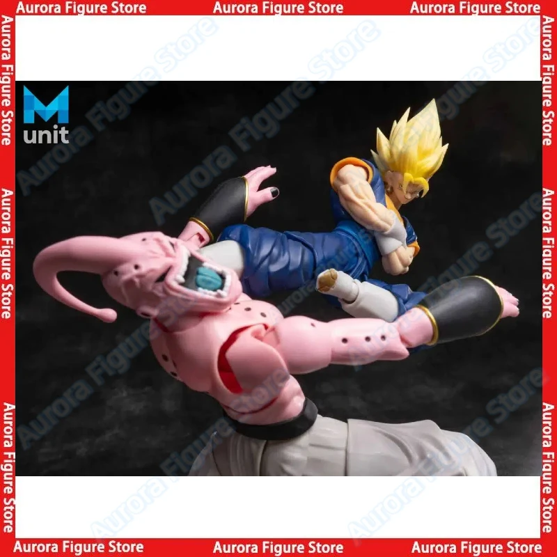 【Preventa】Figura de Acción Vegetto 01A/01B 1/12 de Dragon Ball Z SHF Super Saiyan SSJ Vegetto 3.0, Modelo de Anime en PVC, Regalo
