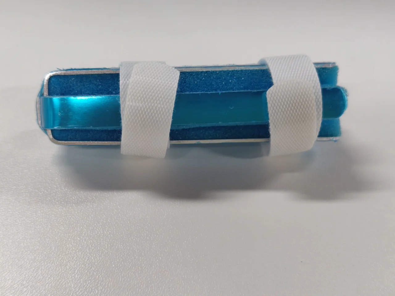 Férula para Dedo, 1 Unidad, Soporte Estabilizador para Enderezar y Inmovilizar el Nudillo, Azul, para Dedos Rotos