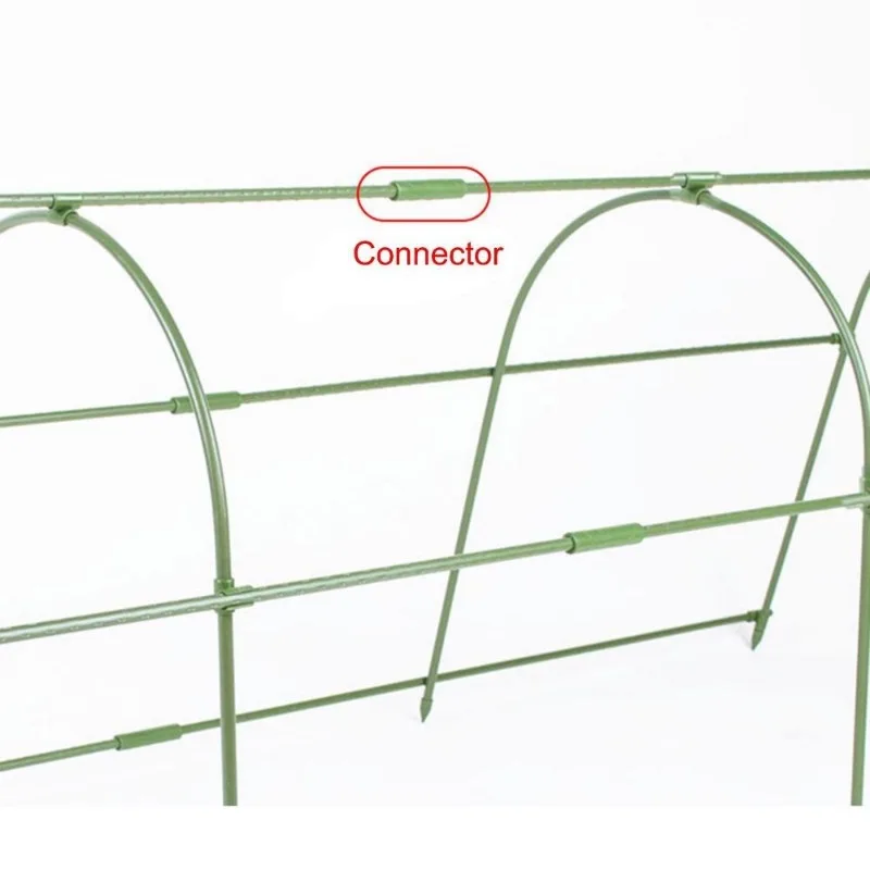 Soporte para plantas de jardinería, tubo de conexión, enredaderas, planta trepadora, estacas de 8/11/16/20mm, conector de palo de injerto, herramienta de jardín, 10 Uds.