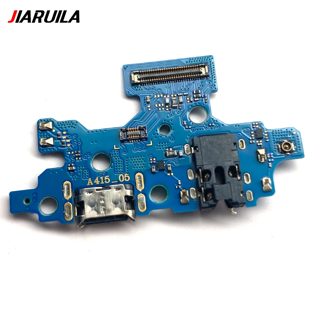 Para Samsung A21S A31 A41 A51 A70 A71 puerto de carga USB micrófono conector placa base principal reemplazo de cable flexible LCD