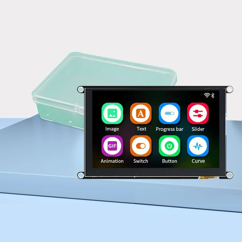 Guition ESP32S3 8M PSRAM 16M FLASH 5 pulgadas IPS 800*480 módulo de pantalla LCD de alta definición táctil capacitivo con WIFI y Bluetooth