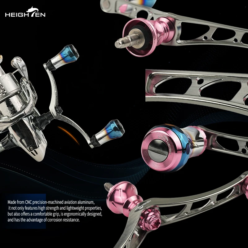 Mango de carrete giratorio para Shimano Daiwa, 98mm