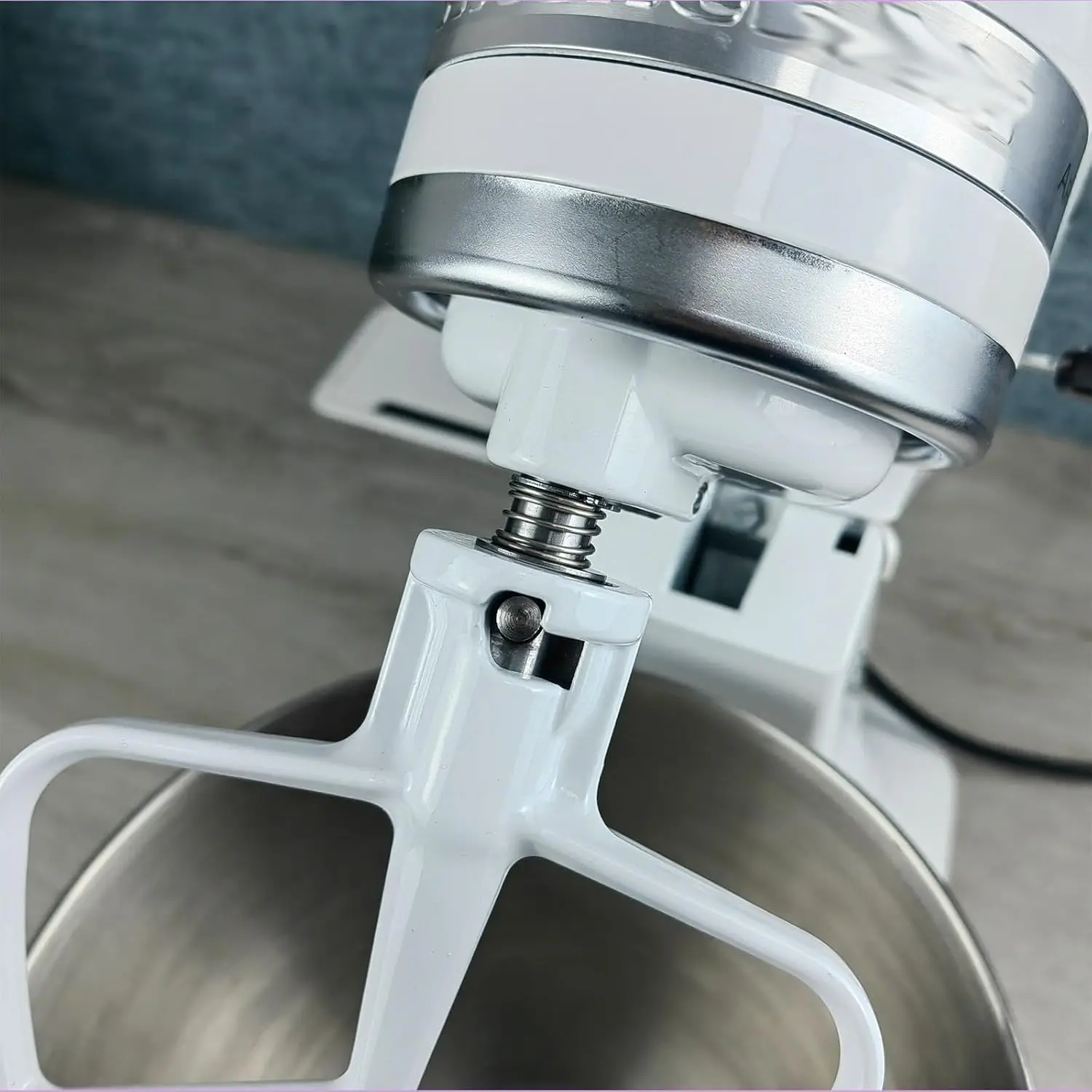 Kit de resorte y arandela de 4 piezas apto para batidora Kitchenaid, accesorios de repuesto de instalación rápida y piezas de mejora