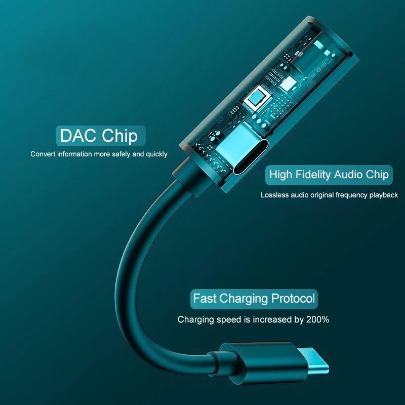 Adaptador de Audio 2 en 1 tipo C a conector de auriculares de 3,5 MM para Samsung Galaxy S24 S23 S22 Ultra A54 A34 A53 Note 20 10 cargador USB C