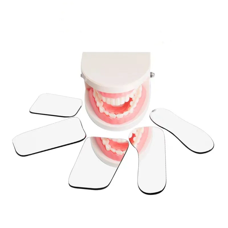JUMTOP 5 unids/set espejos de ortodoncia Dental espejo de boca Intraoral Reflector fotográfico espejos de doble cara de vidrio