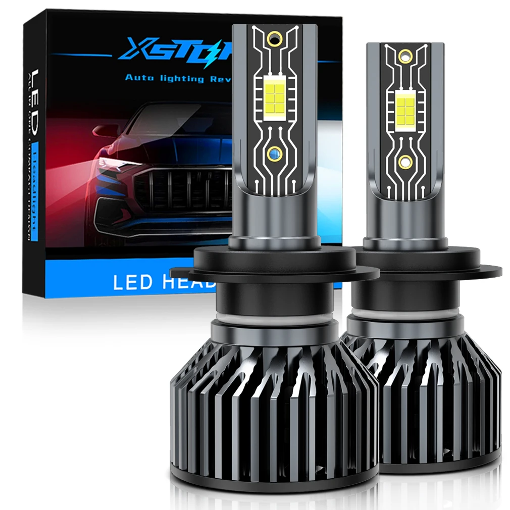 XSTORM faro de coche H1 H4 H7 LED H8 H11 9005 HB3 9006 HB4 9012 Hir2 9008 H13 bombilla Led Canbus Kit de automóvil H7 Turbo lámpara antiniebla