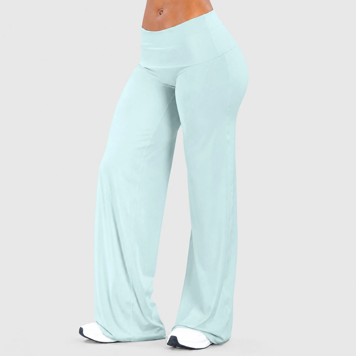 Nuevos Pantalones de Yoga de Pierna Ancha con Dobladillo para Mujer, Otoño-Invierno, Holgados, Deportivos, Largos, Casuales, para Ejercicio al Aire Libre, Gimnasio y Fitness