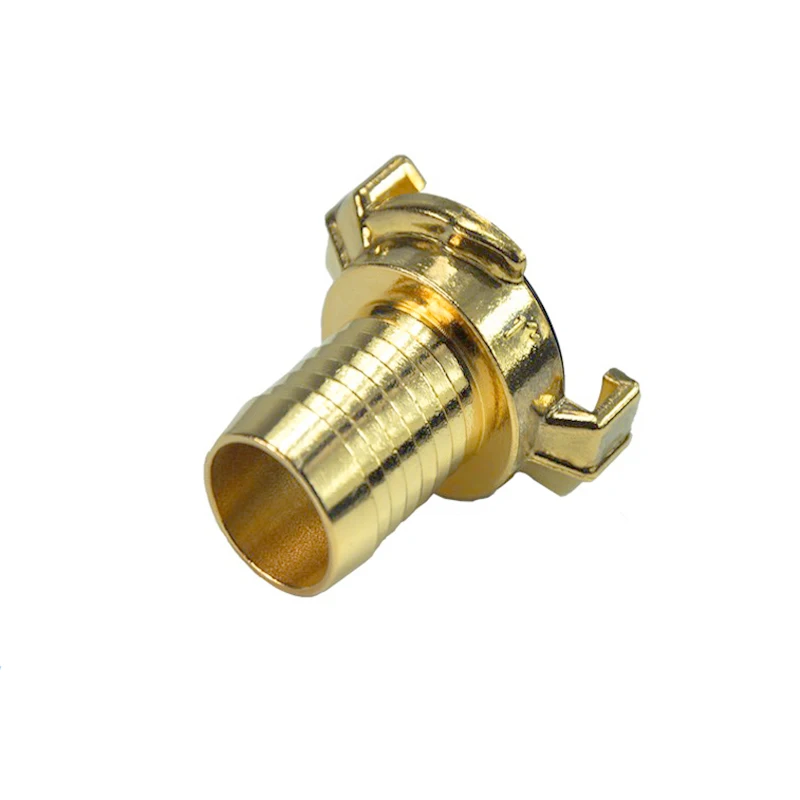 Conectores de grifo de acoplamiento de garra de accesorios de agua de conexión rápida tipo latón para conector de manguera de jardín