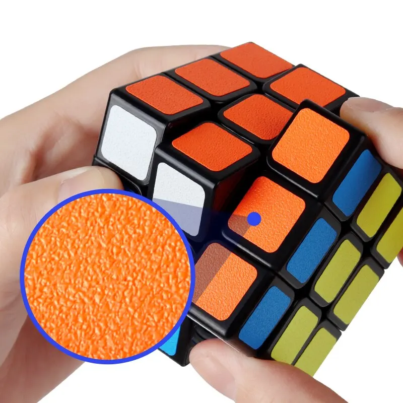 SENGSO-cubo mágico 3x3 con textura esmerilada, juguete educativo, rompecabezas, diseñado para competición