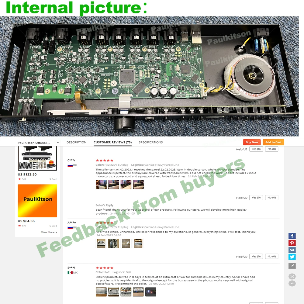 DriveRack PA2 2 entradas 6 salidas procesador de Audio Digital Software Original equipo de Audio profesional sistema de altavoces