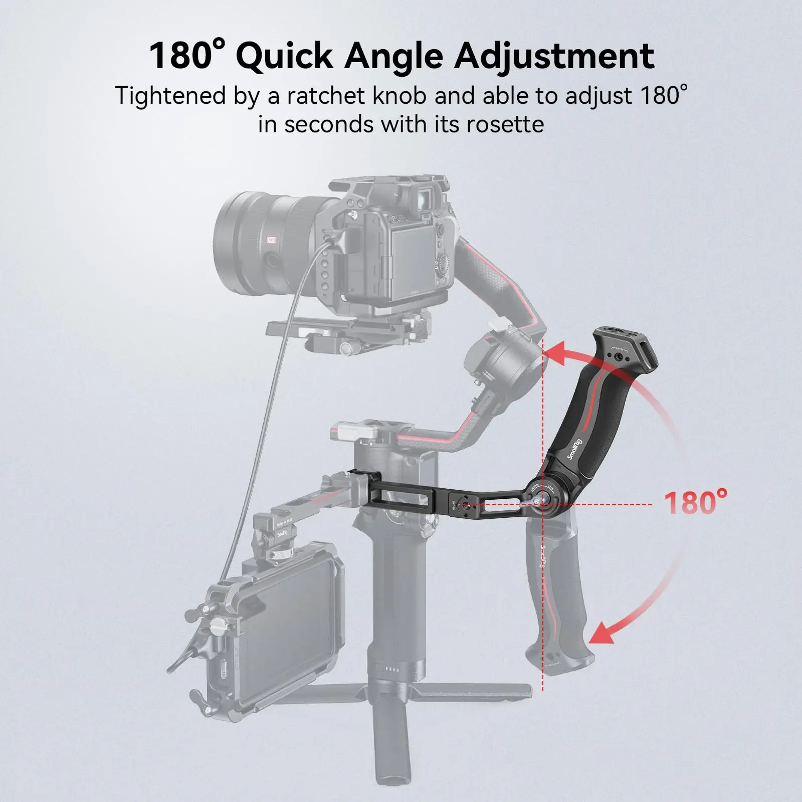 Empuñadura Ajustable SmallRig para DJI RS 2 / RS 3 / RS 3 Pro / RS 3 Mini / RS 4 Pro / RS 4 / RS 4 Mini / RS 5 Gimbal