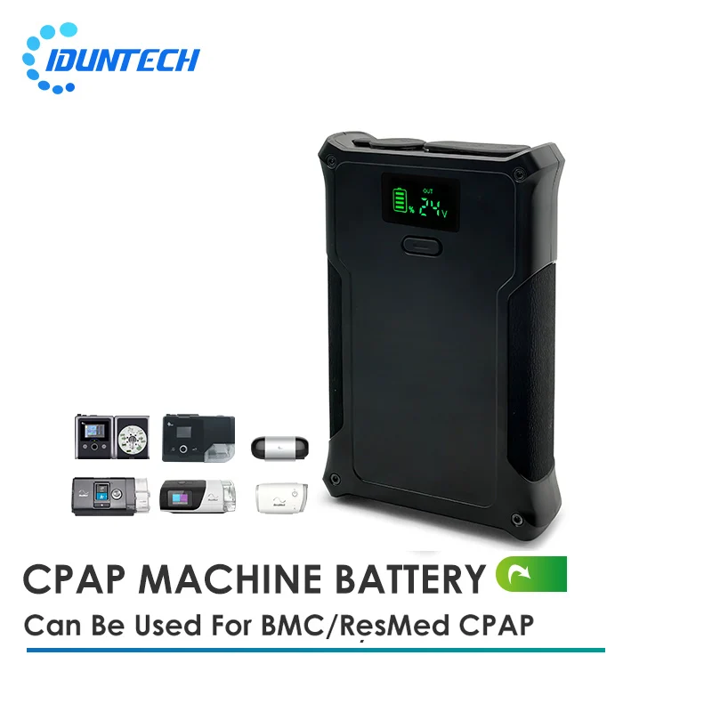 BMC-máquina APAP CPAP para paquete de batería, 24V, 5A, para GII E-20C, G2S, A20, viaje, avión, tren, vehículo, vacaciones