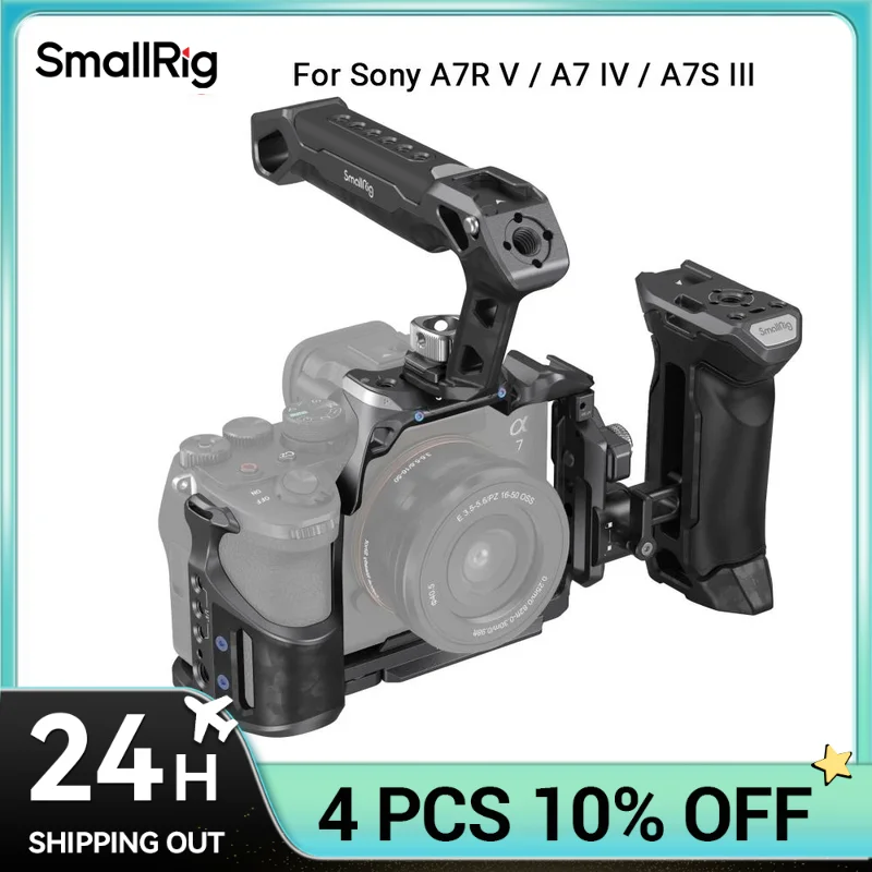 Kit de jaula avanzada SmallRig "Rinoceronte" para Sony Alpha 7R V / Alpha 7 IV / Alpha 7S III 3710