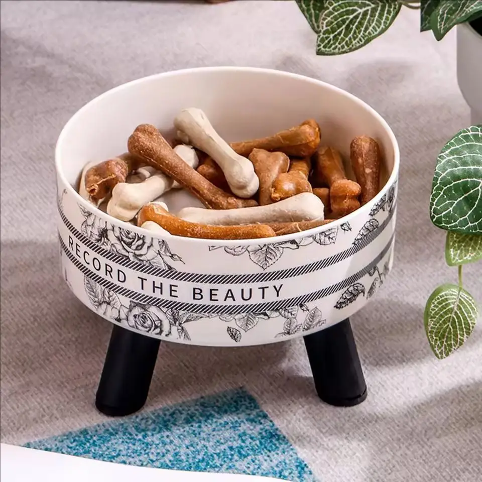 Cuencos elevados de acero inoxidable para mascotas, platos de agua para comida para perros y gatos, cuencos de alimentación elevados para mascotas