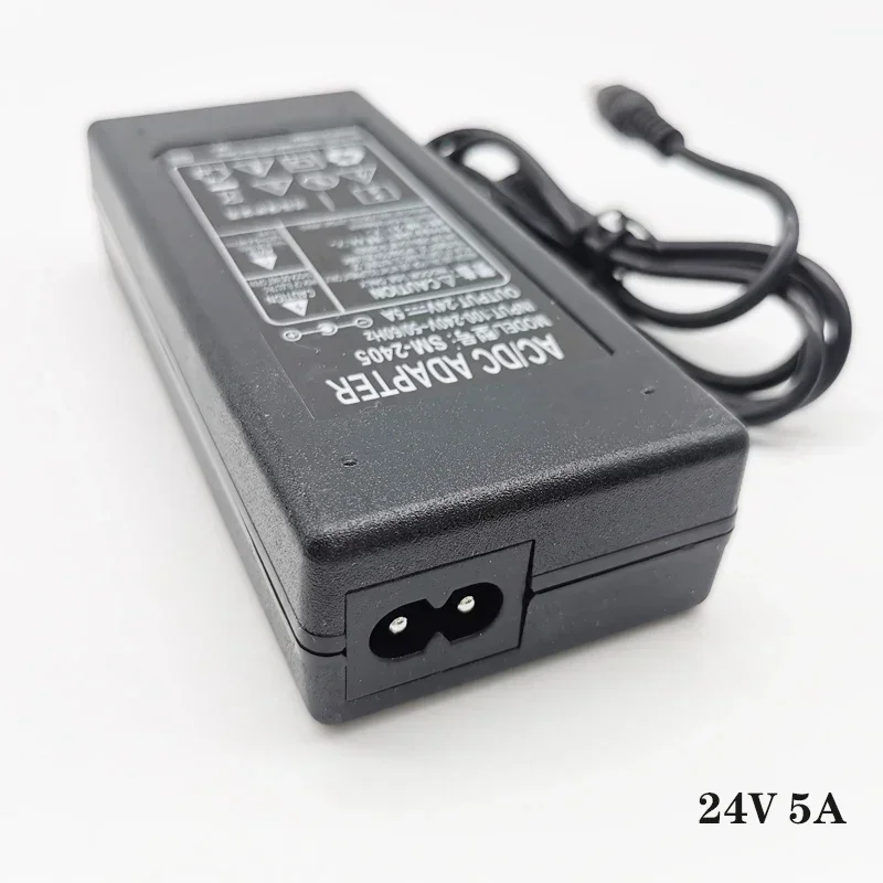 Adaptador DC 12V 24V 100V-240V transformador de iluminación 5,5*2,1 ~ 2,5mm 1A 2A 3A 5A convertidor adaptador de fuente de alimentación para tiras de luz LED