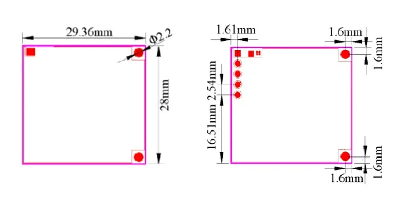 Módulo de Radar de Onda Milimétrica MS72SF1 de 60 GHz, Sensor de Detección de Presencia Humana, Detección de Movimiento y Estacionamiento en Interiores para Automatización del Hogar Inteligente