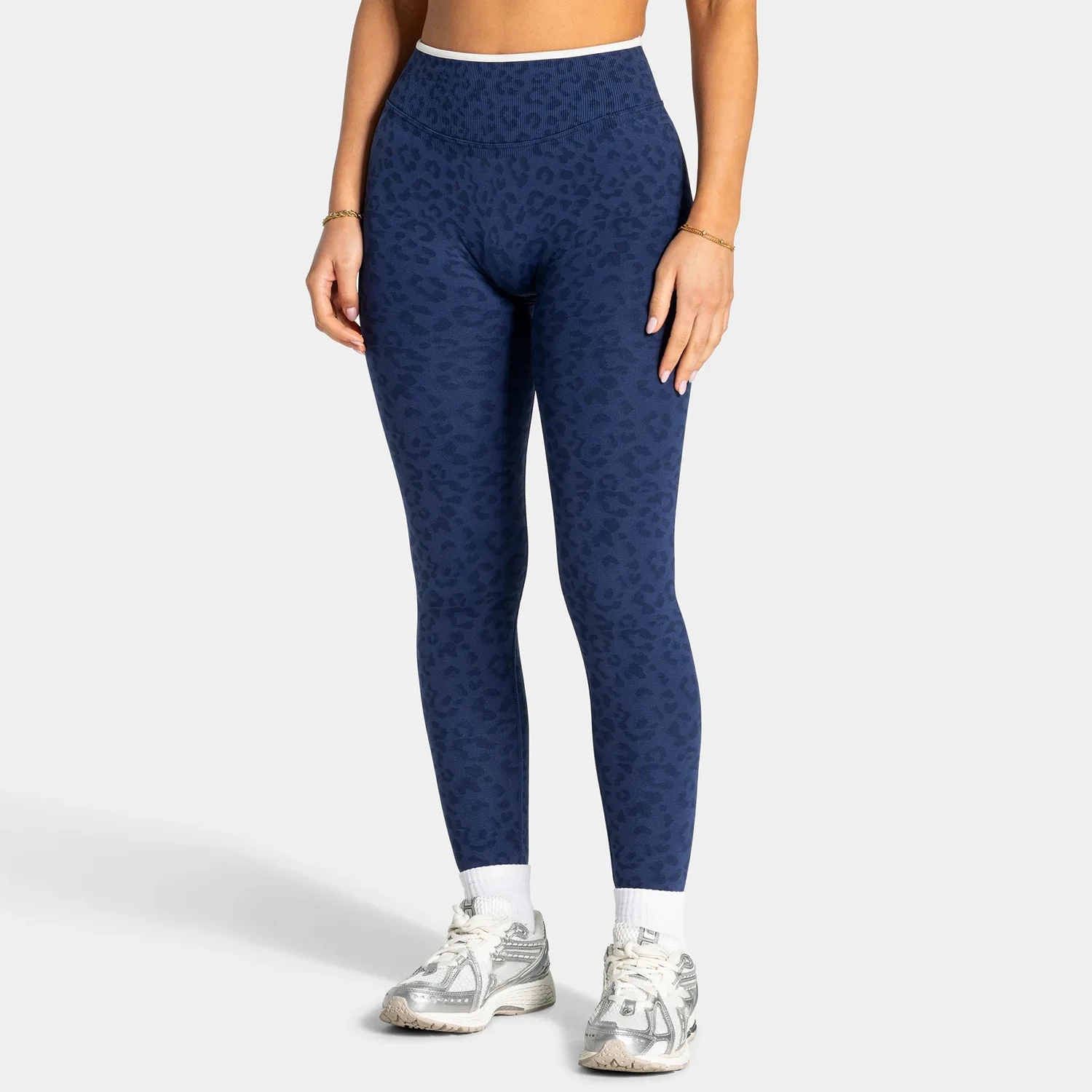 Leggings de Yoga de Cintura Alta para Mujer, Sin Costuras, para Fitness, Running, Entrenamiento, Gimnasio, con Efecto Push-Up, Estampado de Leopardo, Leggings Moldeadores y Reafirmantes