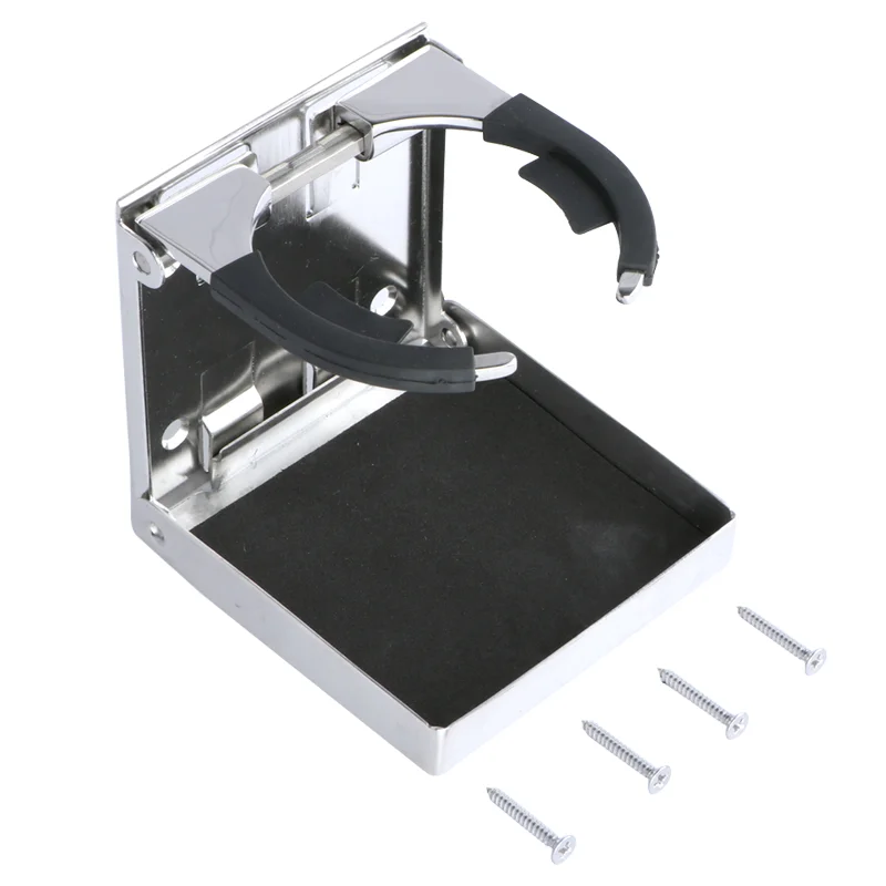 Accesorios para barcos, portavasos plegable de acero inoxidable para yates marinos, camiones, RV