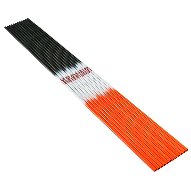 6 uds Linkboy tiro con arco flechas de carbono eje naranja ID6.2mm Sp340-800 para accesorios de flechas de tiro con arco tradicional