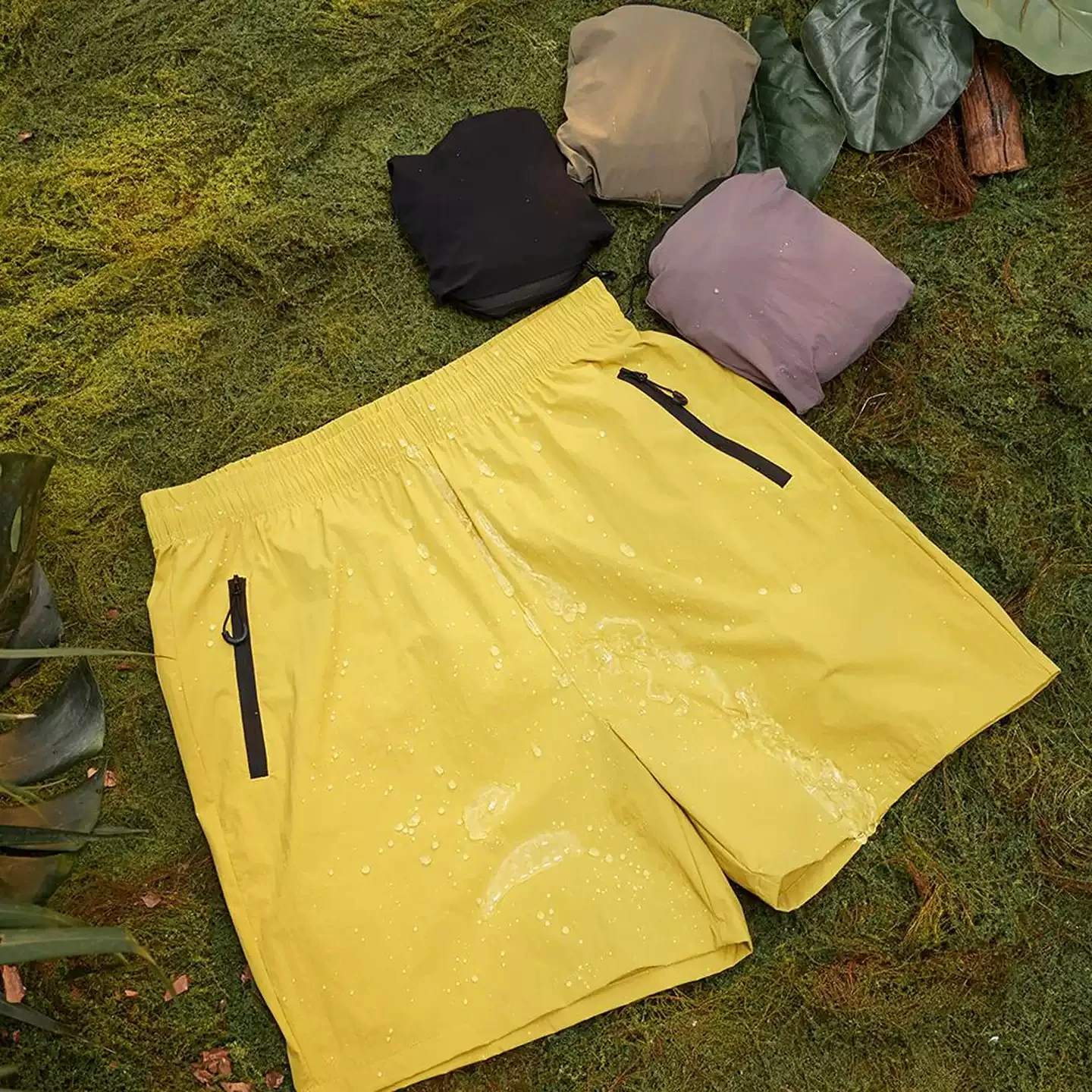 Pantalones cortos de verano para correr, ropa de gimnasio, pantalones cortos deportivos para hombre, impermeables, para tenis, baloncesto, fútbol, entrenamiento, con bolsillo con cremallera.