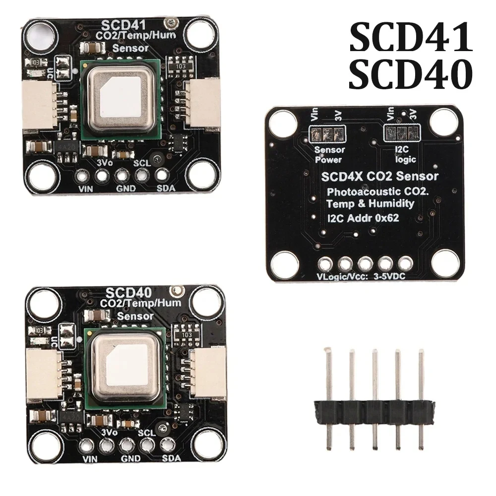 Módulo de sensor de gas SCD41 detecta sensor de temperatura y humedad de dióxido de carbono CO2 comunicación I2C módulo de sensor de gas SCD40