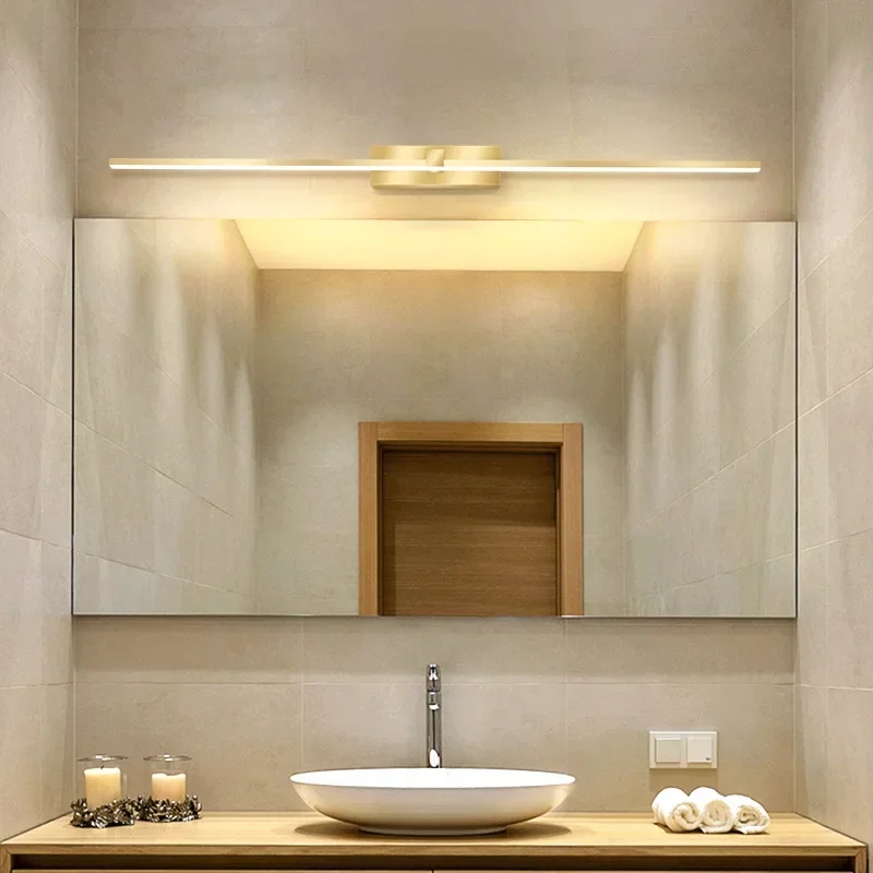 Lámpara de pared LED moderna para dormitorio, mesita de noche, pasillo, baño, espejo de maquillaje, luces de pared, candelabro interior, accesorio de iluminación para decoración del hogar