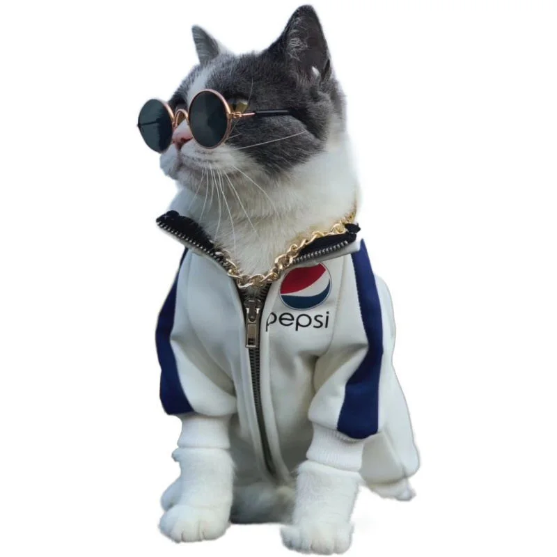 Preciosas gafas de sol redondas Vintage para gatos, gafas reflectantes para perros pequeños, fotos de mascotas, productos para mascotas, accesorios