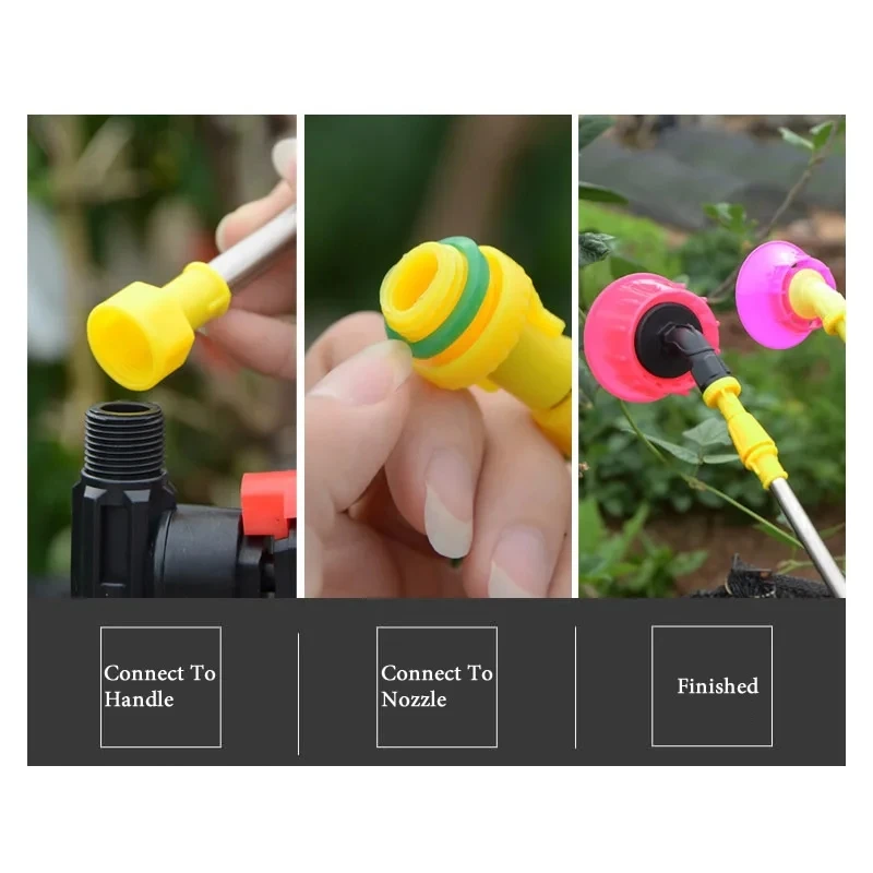 Varilla de pulverización retráctil de 0,45-0,8 m para pulverizador a presión manual, pulverizador de pesticidas para jardín al aire libre, accesorios para regadera de árboles