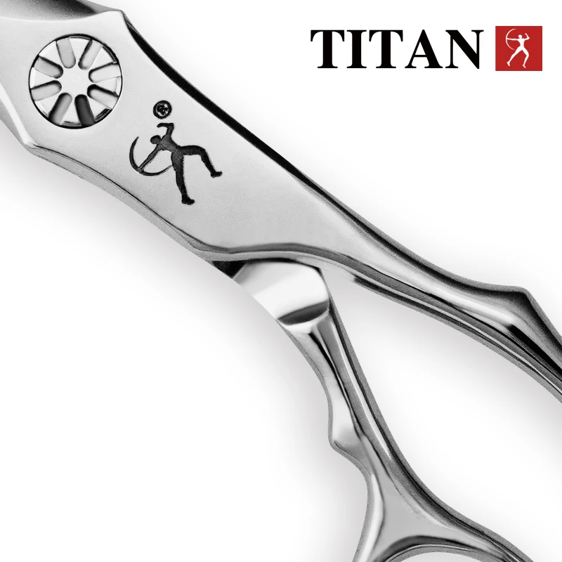 Tijeras de Peluquería TITAN de Acero VG10, Tijeras Afiladas Hechas a Mano, Tijeras de Corte, Tijeras de Peluquería Profesional