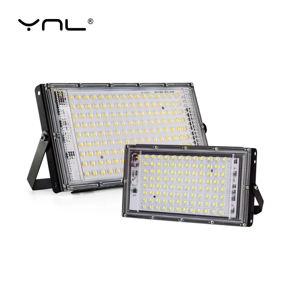 50W 100W 150W llevó la luz de inundación IP65 impermeable AC 220V reflector al aire libre reflector LED lámpara de calle luces de inundación de pared