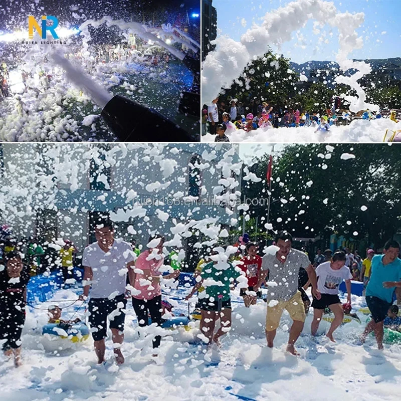 Máquina de espuma para fiestas con efecto de escenario de boda, 3000W, plegable, para interiores y exteriores, cañón de espuma, discoteca, DJ, fiesta.