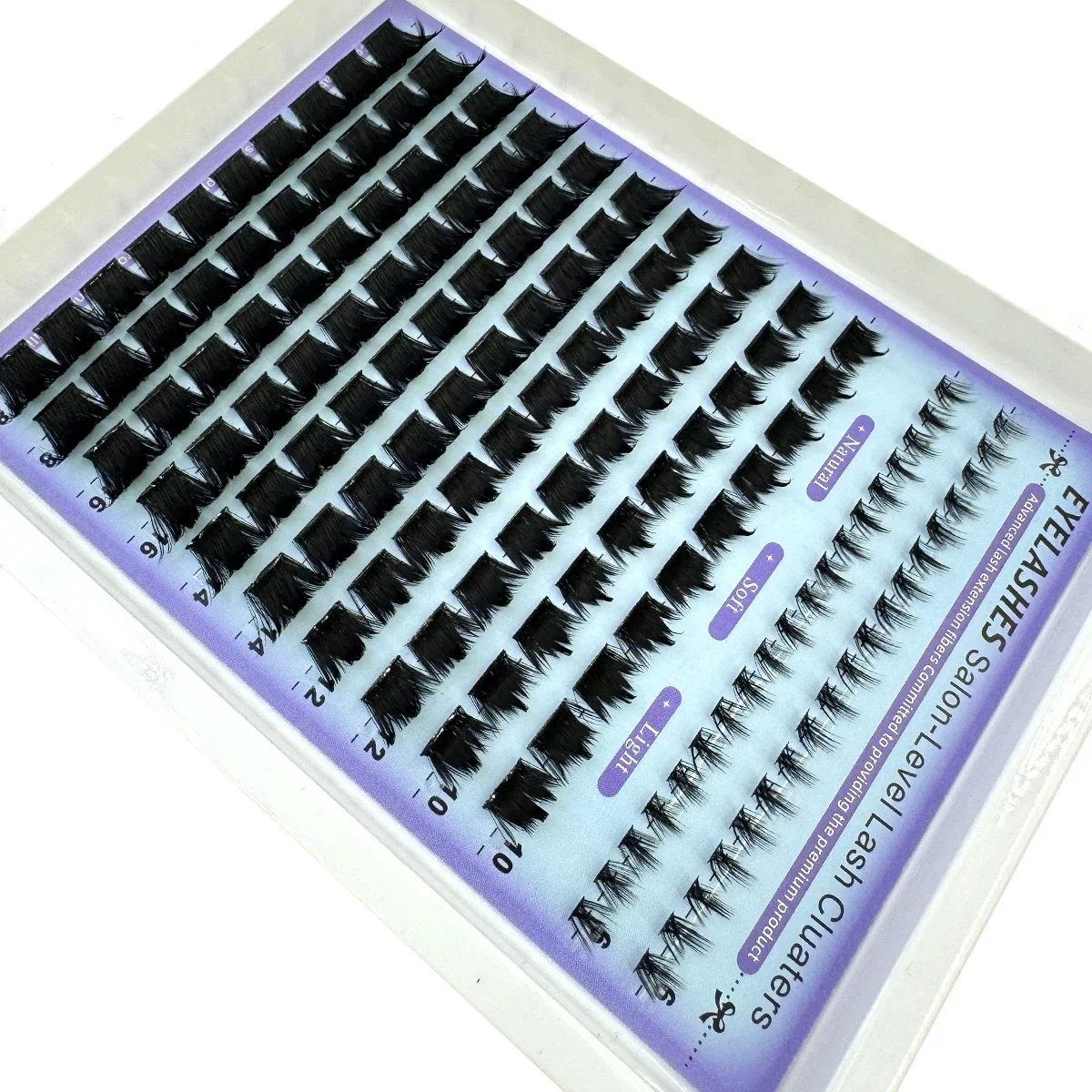 Pestañas Postizas Wispy Manga en Racimos, Extensiones Únicas con Efecto Spiky, Pestañas Individuales Estilo Anime, Pestañas de Hada de 10-18mm