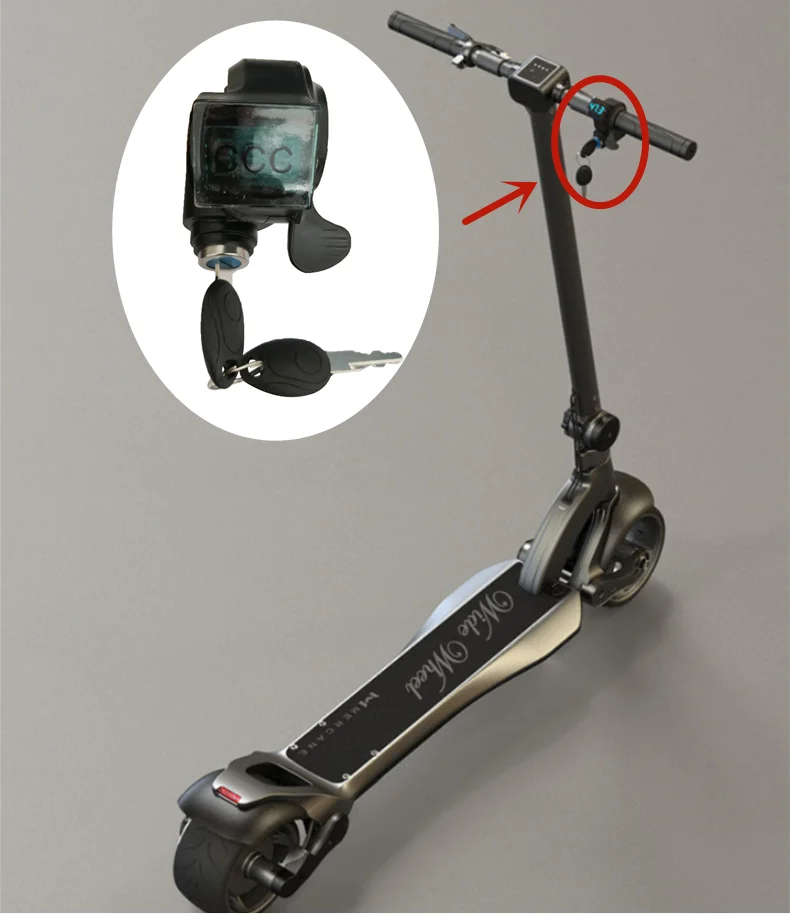 Acelerador Original para Mercane, rueda ancha, Scooter eléctrico inteligente, monopatín plegable, acelerador bloqueado, accesorios