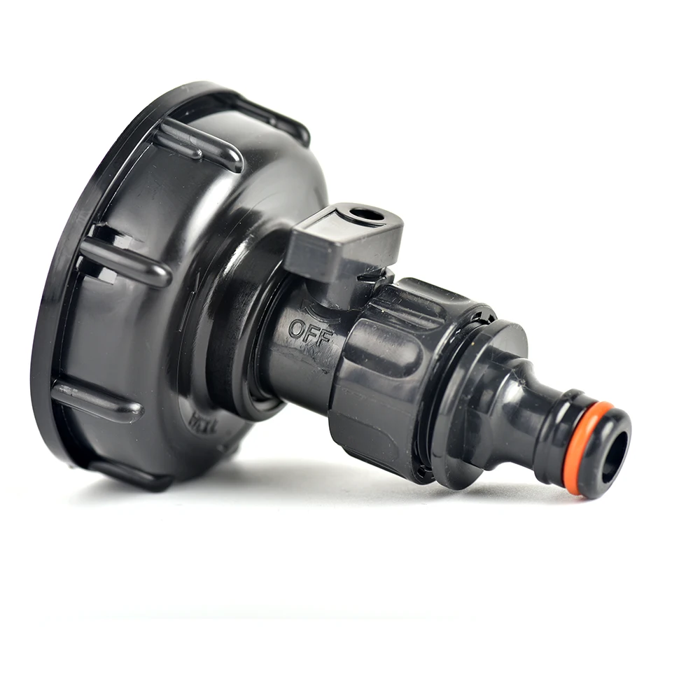 Adaptador IBC de 3/4 ", válvula dispensadora de hilo femenino, enlace de chupete, adaptador de drenaje IBC, accesorios de boquilla, herramienta de interruptor de riego para jardín y hogar