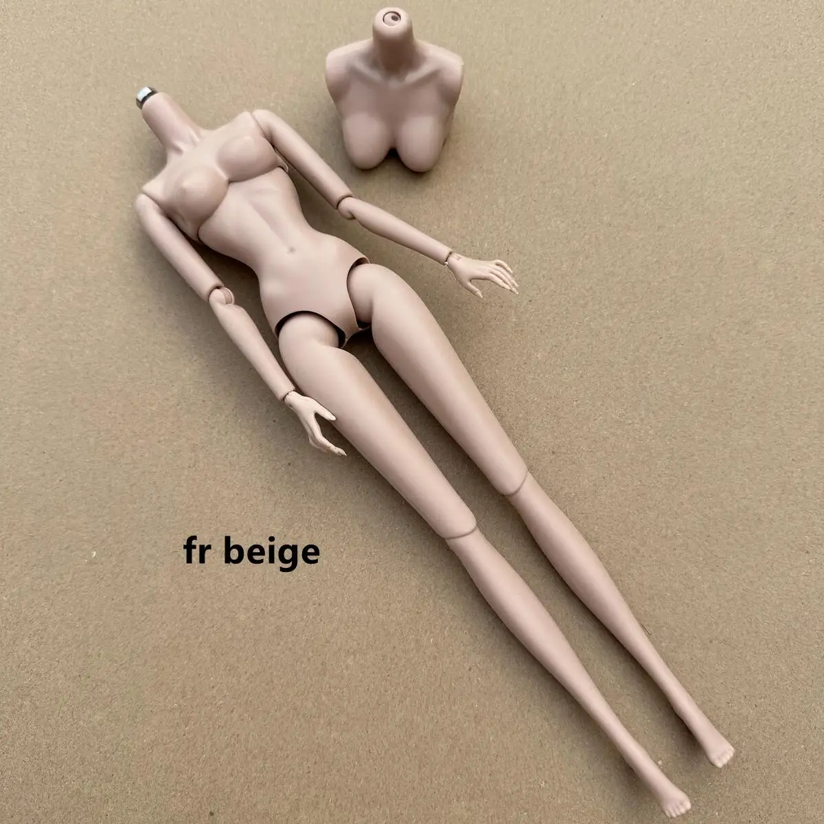 Cuerpo de muñeca LULY original, 18 tonos de piel, nubia, alta calidad, con pecho de repuesto, partes del cuerpo 1/6, extraíbles, para cabeza de muñeca Barbi/IT