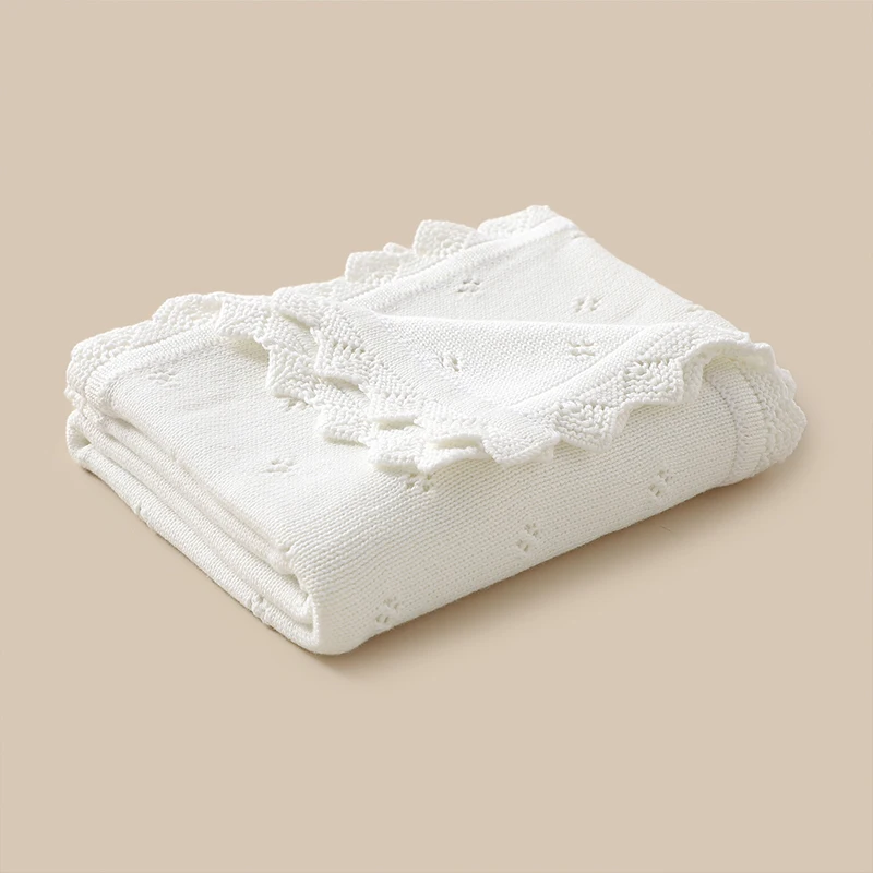 Mantas de punto para bebé recién nacido, ropa de cama para cochecito, edredones, fundas de 90x70cm, manta envolvente súper suave a cuadros lisos a la moda para bebé