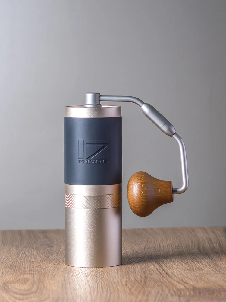 1Zpresso J molinillo de Café Manual, molino portátil, rebaba de acero inoxidable de 48mm