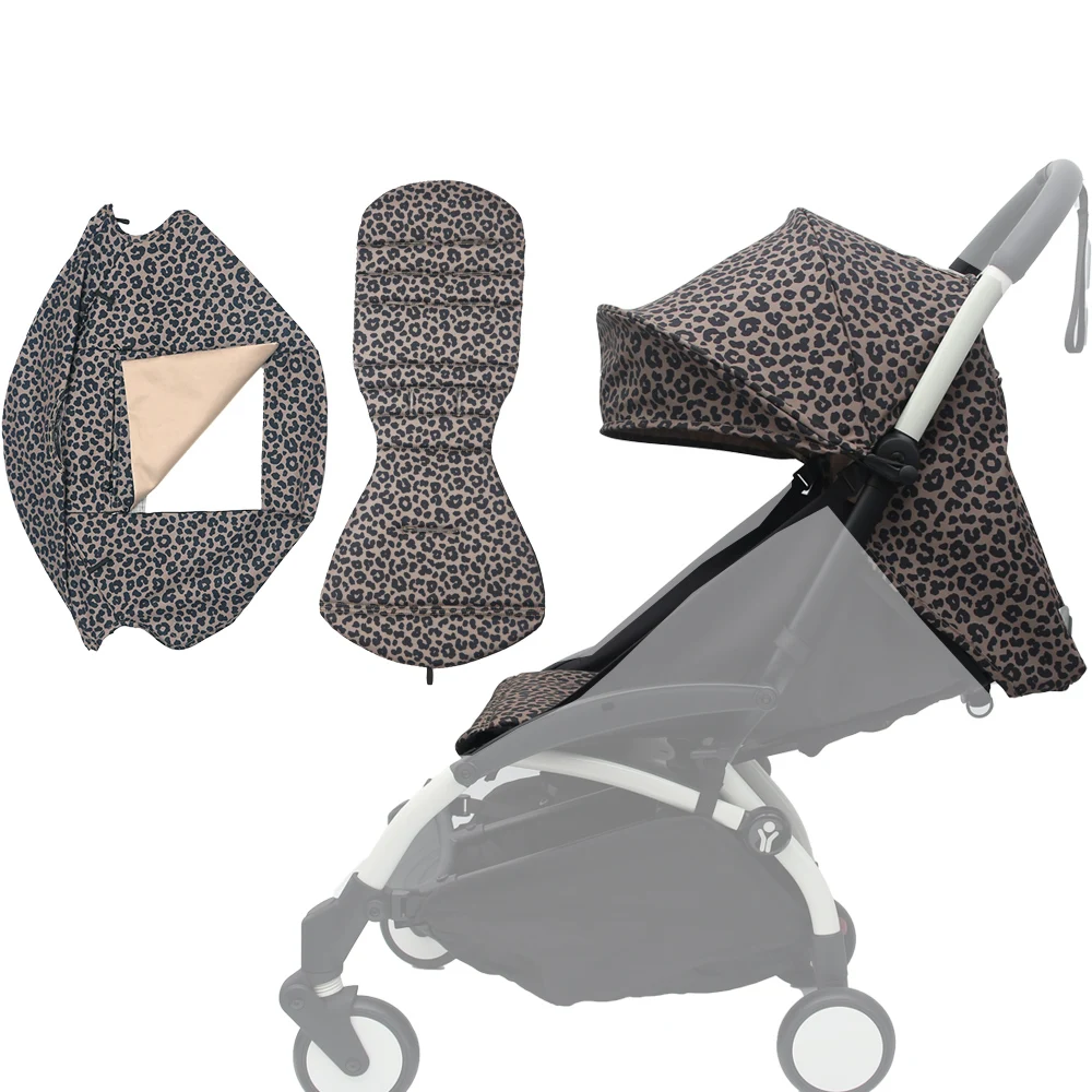 175 °   Capucha de cochecito y revestimiento de asiento para Babyzen Yoyo, funda de dosel, cojín apto para YOYO2/YOYA, sombrilla para cochecito, accesorios de tela 1:1