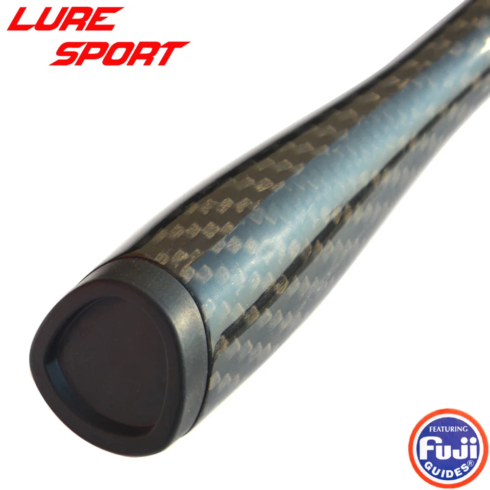 LureSport-mango de agarre de asiento de carrete fundido de carbono tejido 3K, varilla Triangular FUJI KDPS16, reparación de componentes de construcción, bricolaje, 35cm