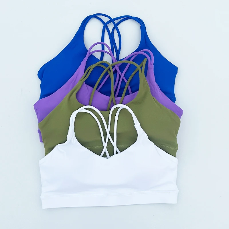 Sujetador deportivo para mujer, sujetador a prueba de golpes, parte de atrás bonita y deportiva, antiflacidez, para correr, ropa externa, entrenamiento, Fitness, tanque, sujetador de Yoga