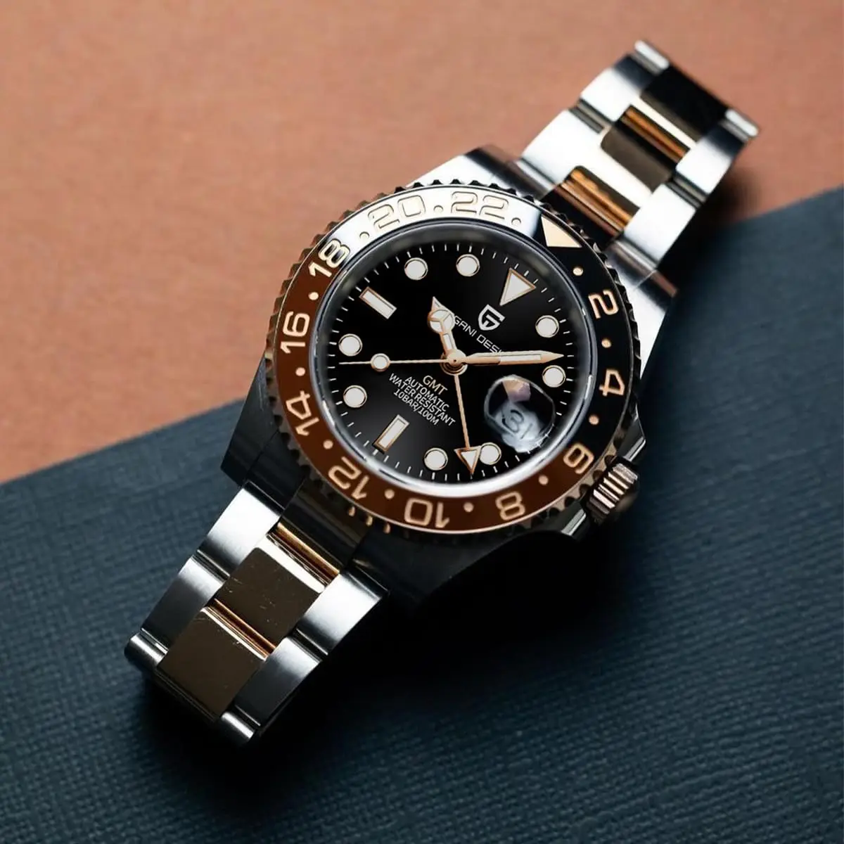 Nuevo Reloj Automático PAGANI DESIGN GMT 1662 de 40 mm, Reloj de Pulsera para Hombre, Marca de Primera Calidad, Resistente al Agua hasta 100 m, Relojes Mecánicos para Hombre